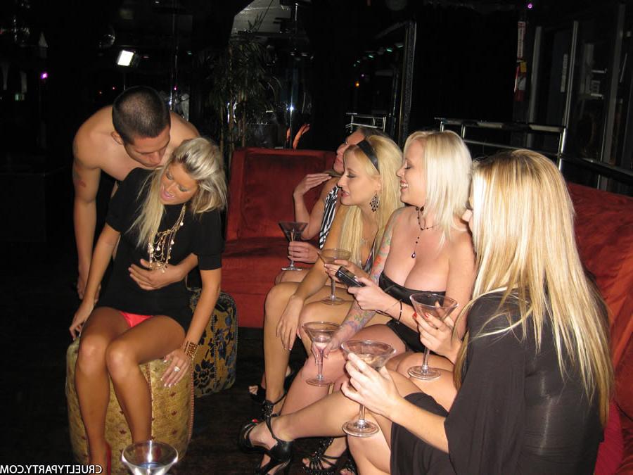 16P Kinky girls hire a stripper to satisfy their cravings