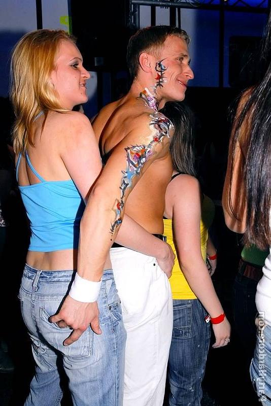 18P Club filled with eighty horny teens