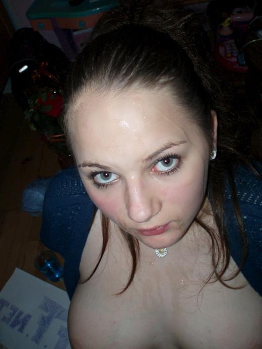 15P Dirty girlfriends get facial cumshots