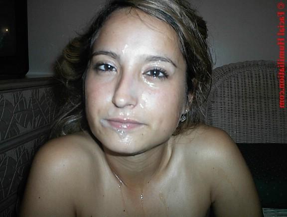16P Sorority whore gets her face fucked and filled