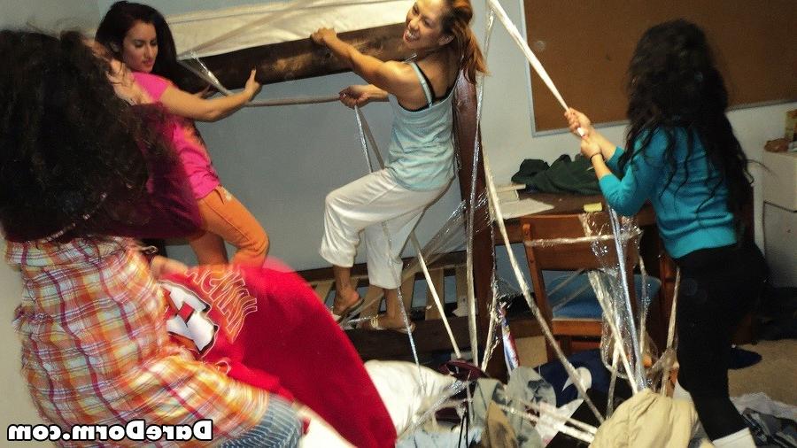 12P Sexy slim college teenies fucked hard in their dorm room real hot amateur pics