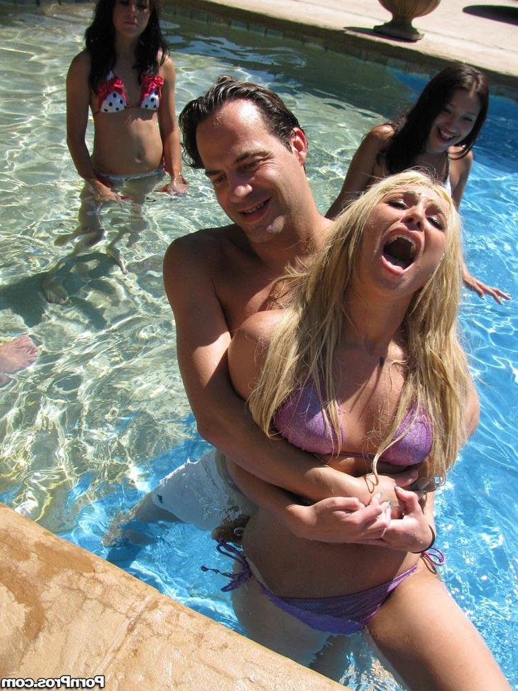 15P Two horny babes getting covered in cum