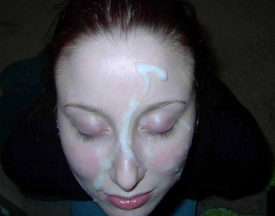 15P Real amateur girlfriends taking sticky facials