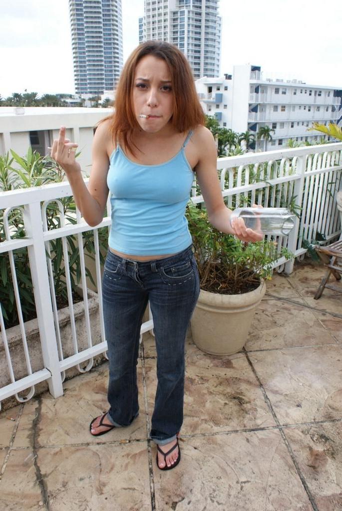 15P Petite cum swallowing teen sucks and rides cock