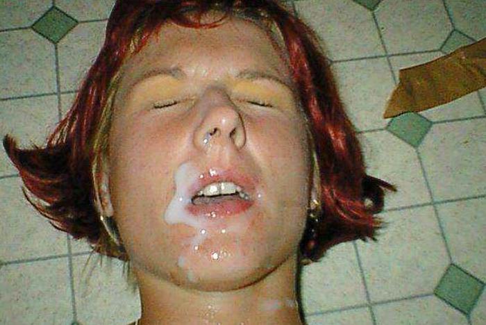 15P Real amateur girlfriends taking facials