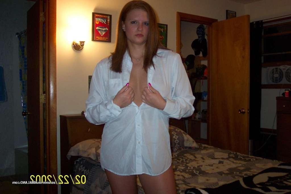 15P Homemade amateur redhead teen girlfriend getting facial cumshot