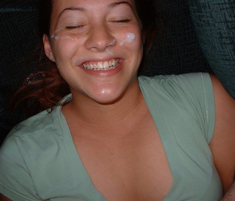 15P Real amateur girlfriends getting facials