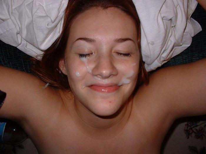 15P Real amateur girlfriends getting facials