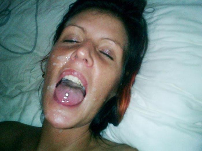 15P Real amateur girlfriends getting facials