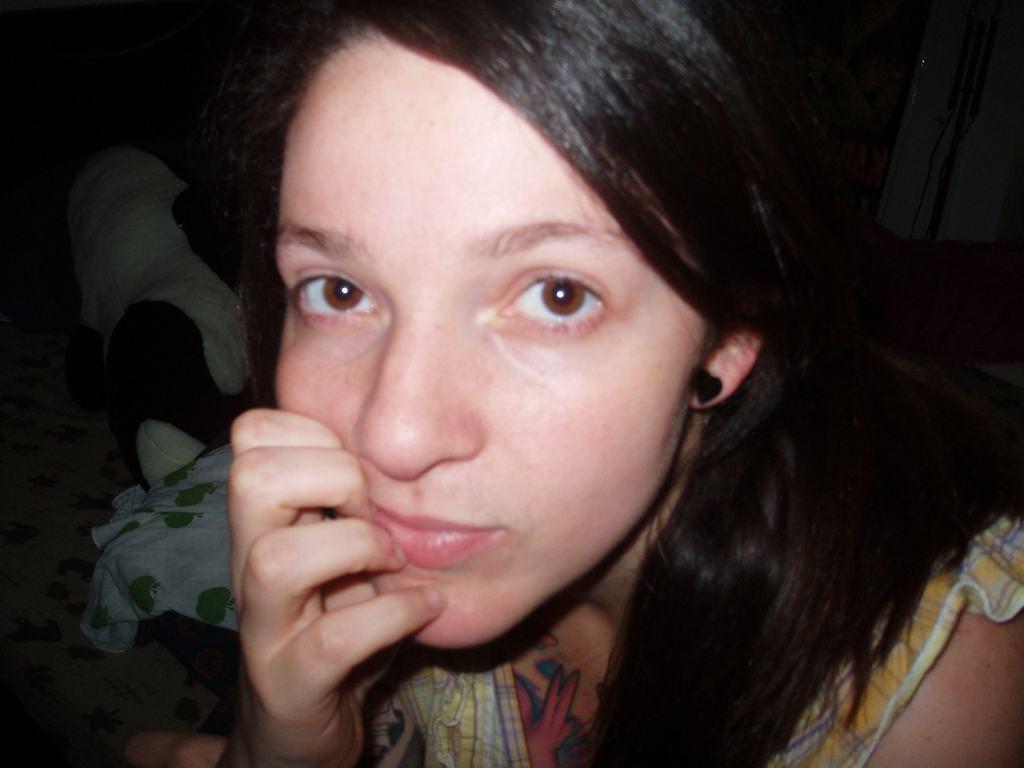 15P Homemade tattooed amateur teen girlfriend facial