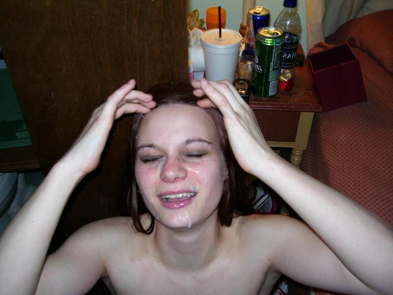 15P Assorted homemade girlfriend facial cumshot pix