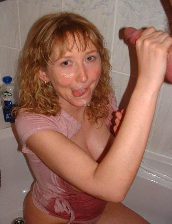15P Real amateur girlfriends getting facials