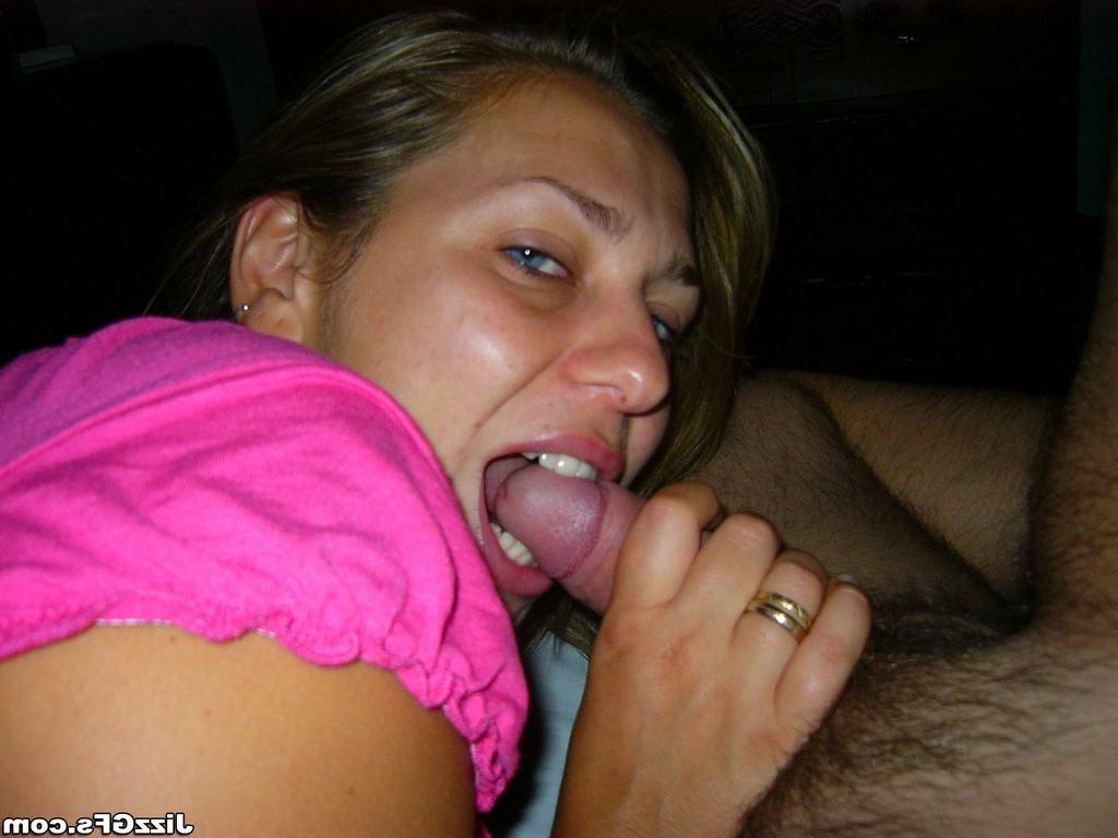 15P Real homemade amateur teen girlfriend sucking for facial cumshot