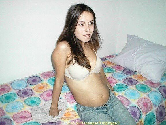 16P Pregnant babes pussy fucked and filled with cum