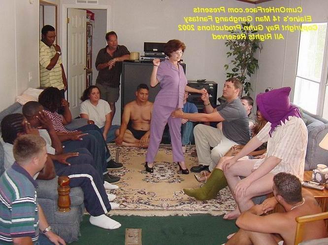 16P Gangbang and messy cumshot