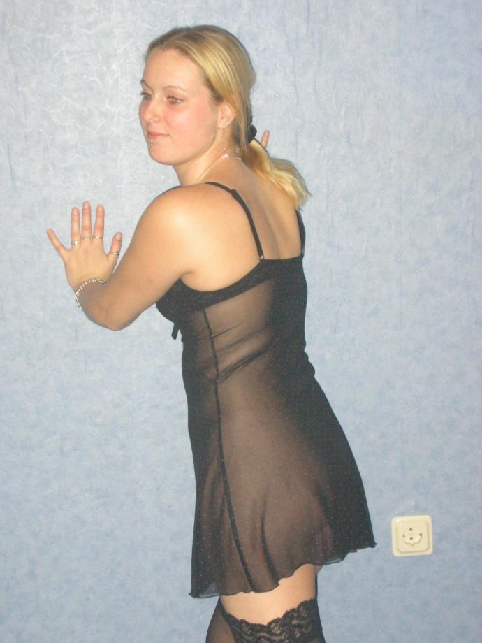 18P Horny blonde girlfriend fucks then plays with her toy
