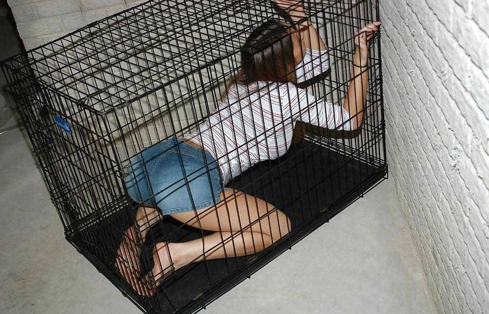 15P Black Bra Caged