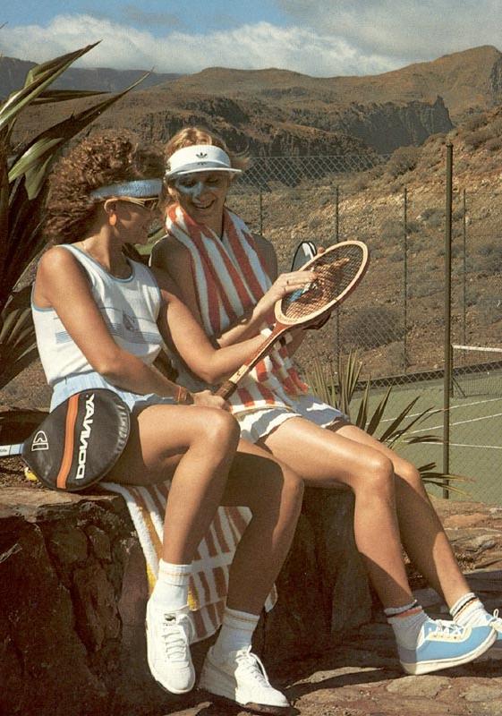 16P Two seventies tennis couples going hardcore