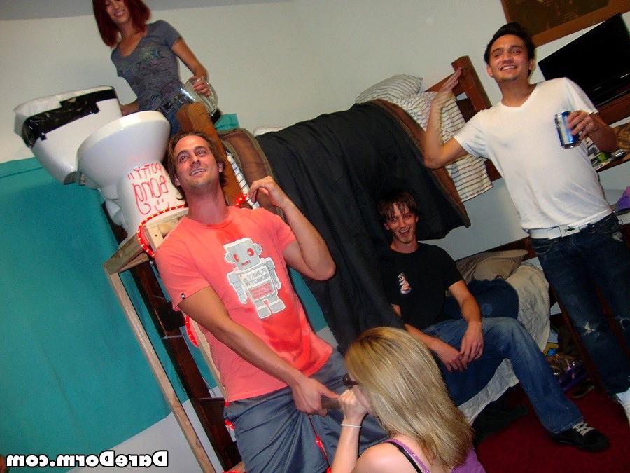 14P Hot crazy college babes get wild in these real dorm room user submitted sex part
