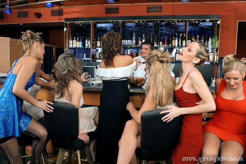 16P A group of young chicks have rented out an entire bar to celebrate their friend8