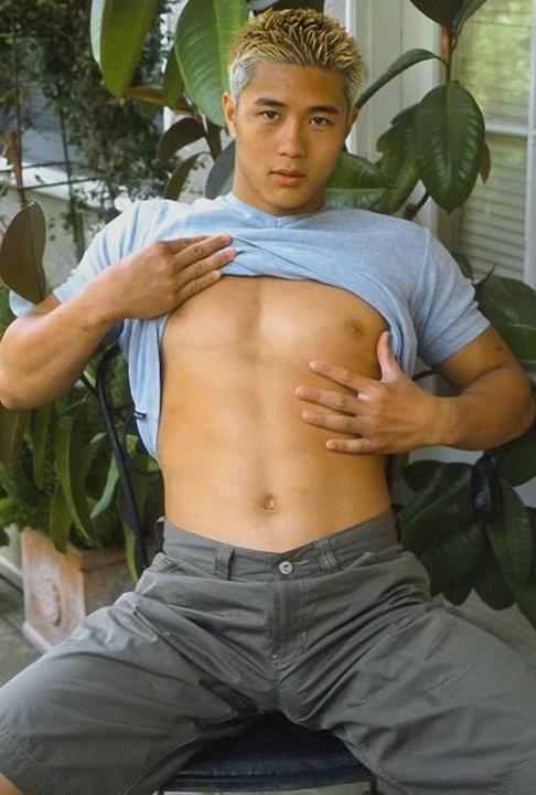 20P An uncut asian muscle in jockstraps stripping and showing off