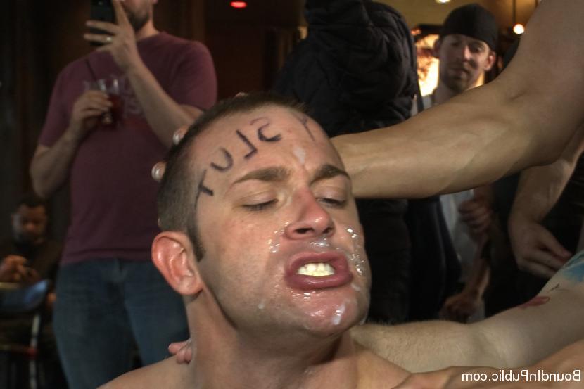 15P Feisty birthday slut gets used and abused at a local bar