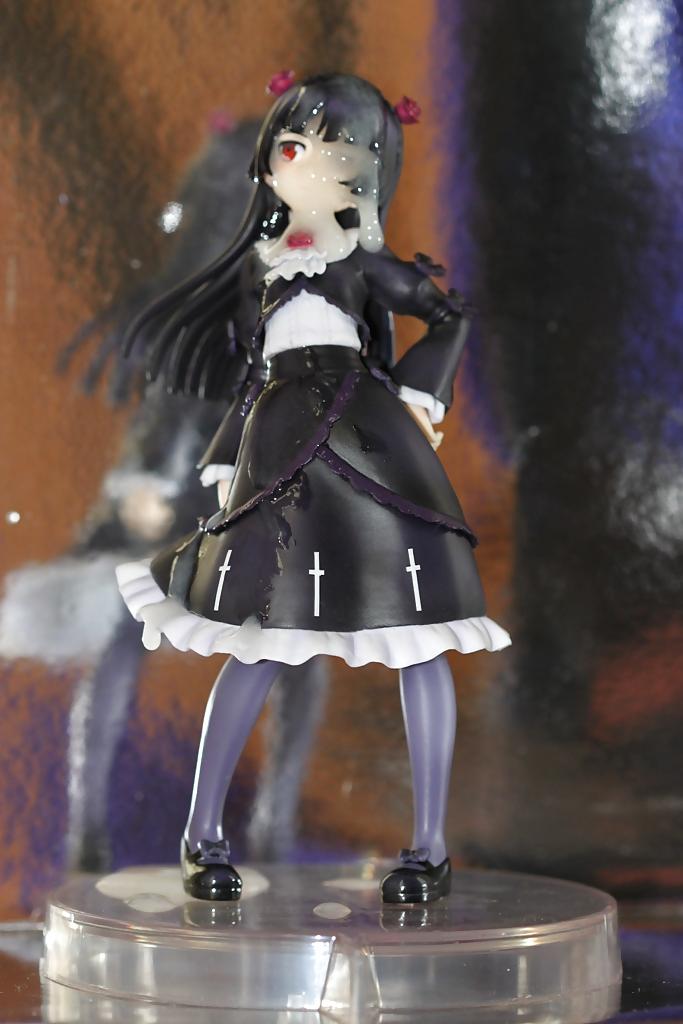 25P Kuroneko anime figure bukkake