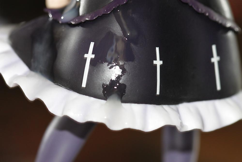 25P Kuroneko anime figure bukkake