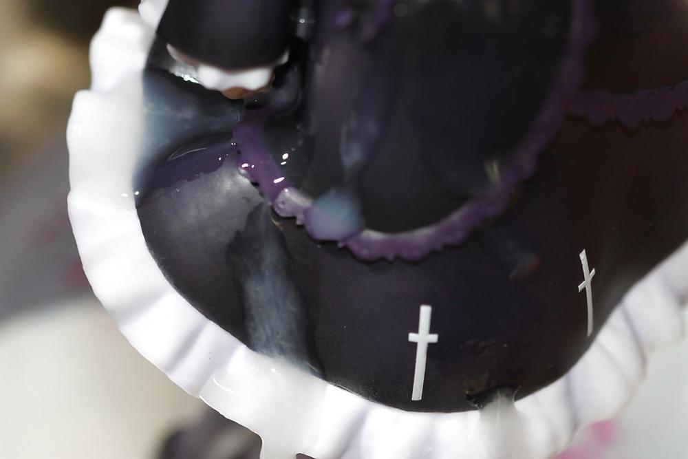 25P Kuroneko anime figure bukkake