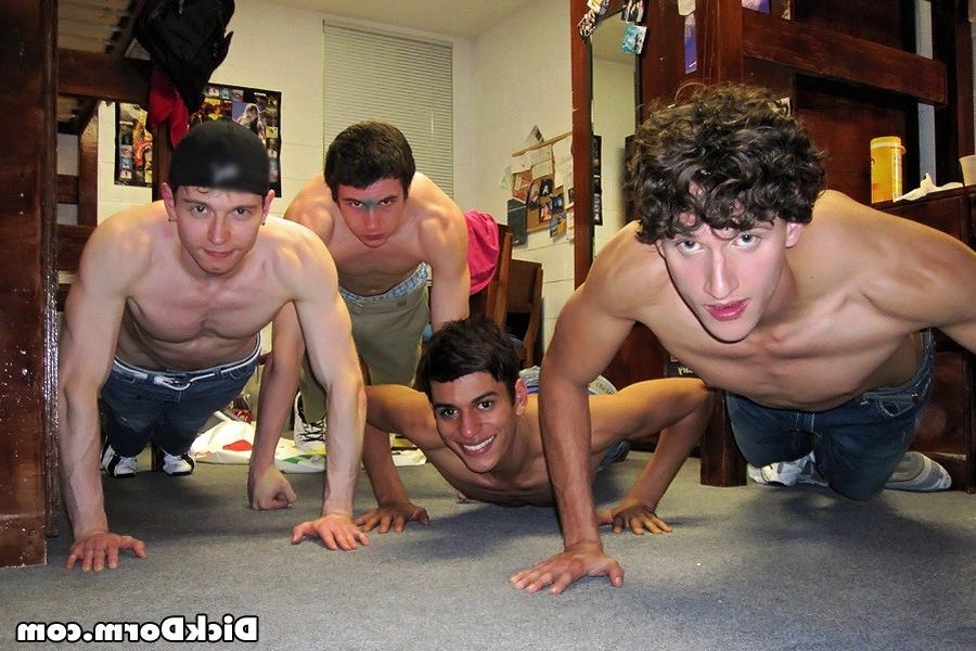11P Hot gays sucked and fucked in this real dorm room college party movie