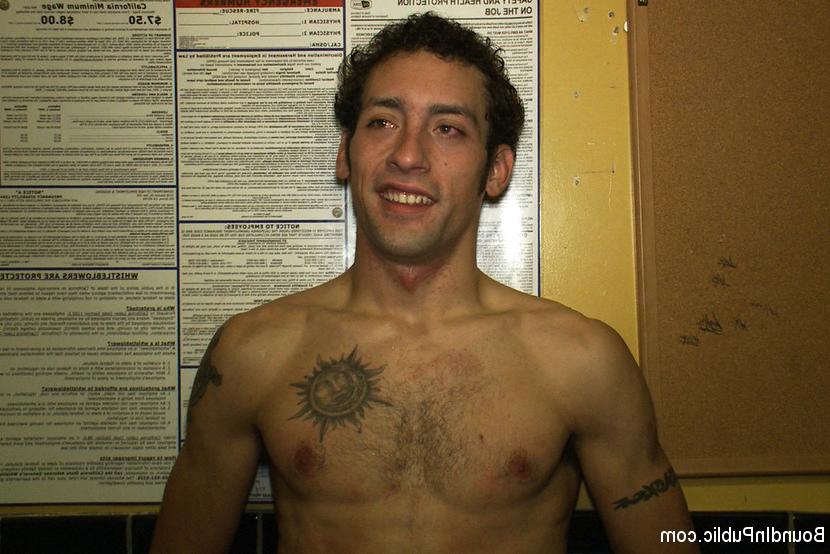 15P Hot stud gets fucked and cum on his face at a public bar.