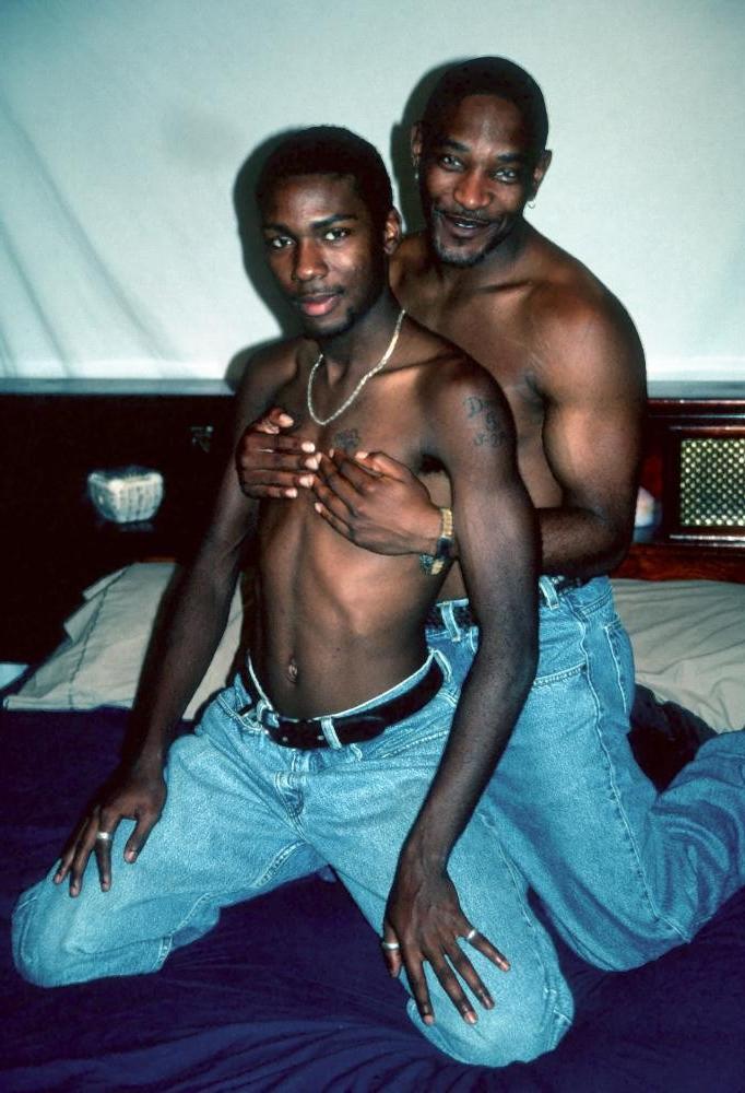 10P Horny black stud eats his lovers big angry cock and stick it to his black hole.