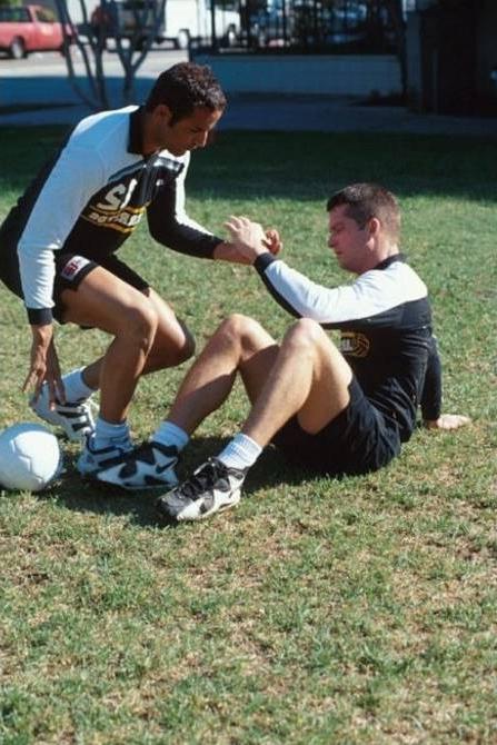 20P Three soccer players enjoy sucking and fucking in a locker room