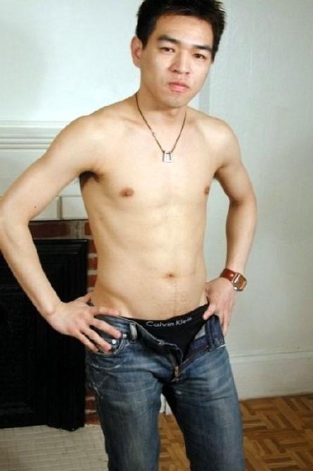 20P Asian twink enjoys stripping and jerking off in a living room
