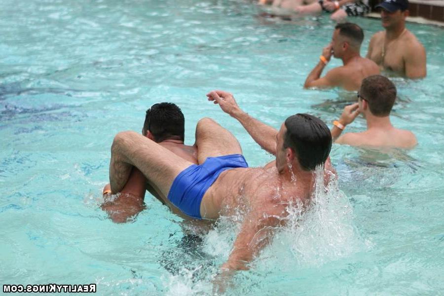 12P Hot gay sucking and fucking party orgy pool room sex movies