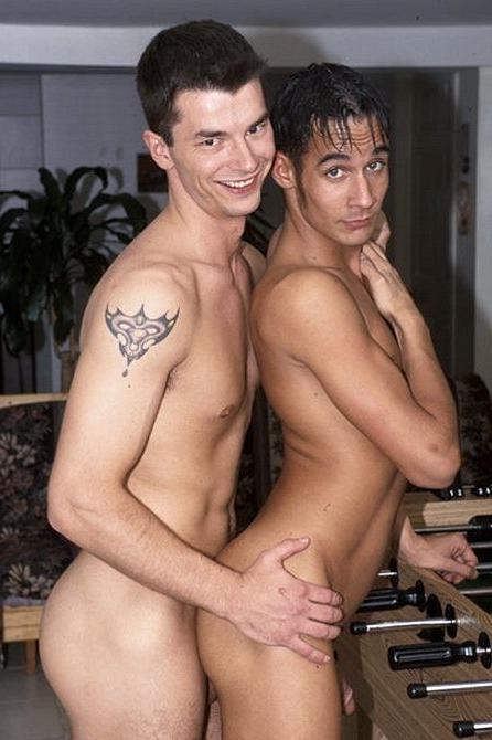 20P Couple of tanned twinks sucking and screwing in a game room