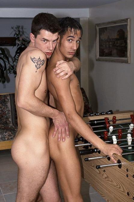 20P Couple of tanned twinks sucking and screwing in a game room