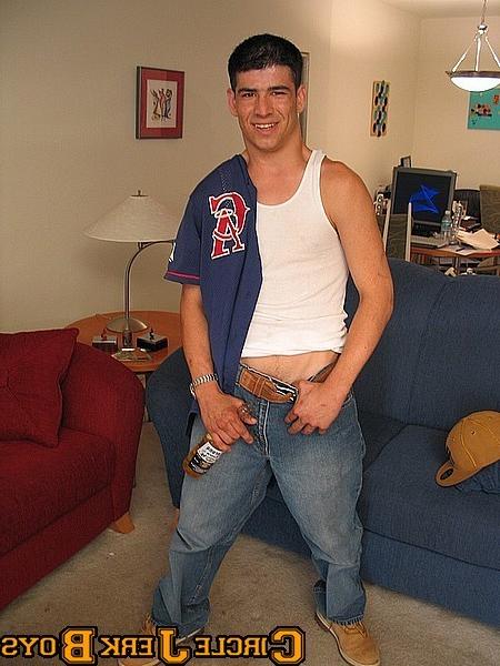 14P Baseball hunk in a wife beater