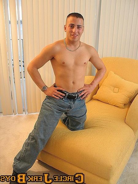 14P Biker hunk takes off his shirt