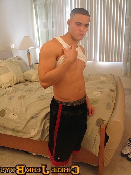 14P Sexy twink in basketball shorts
