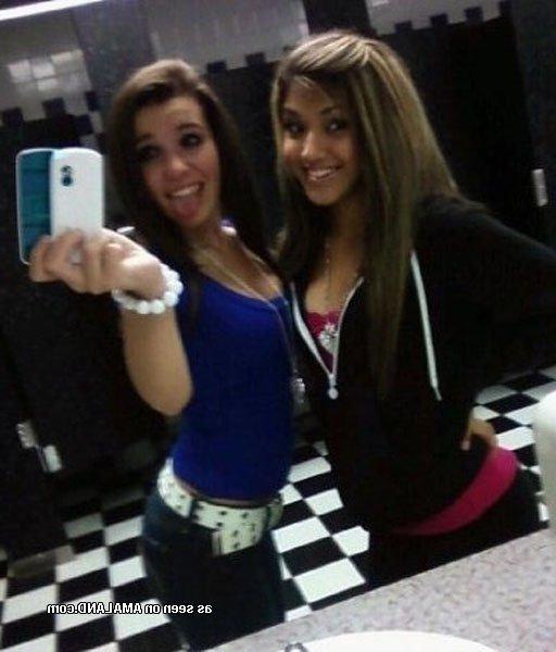 14P Selection of a naughty Mexican hottie posing with her BFFs