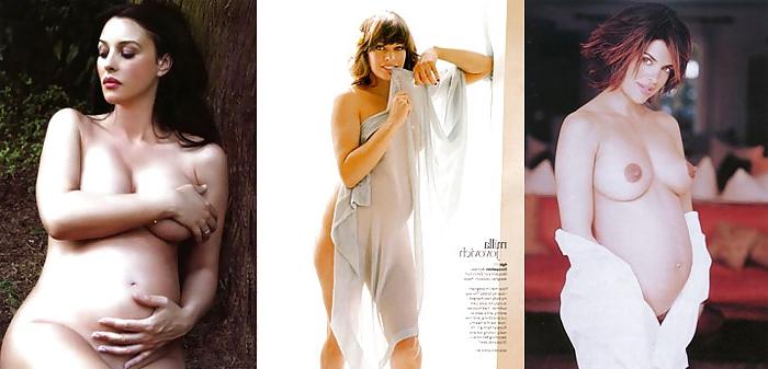 25P Hot pregnant celebs