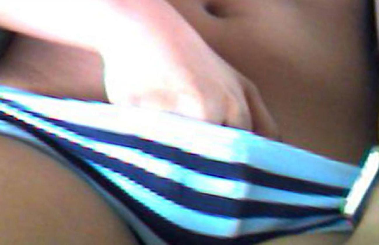16P Photos of a busty GF playing with her pussy in her room