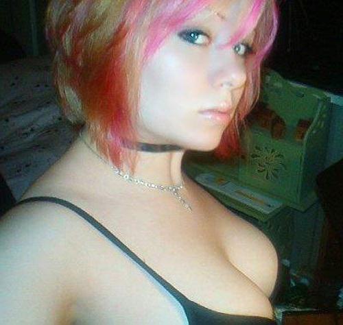 13P Hot Angry Emo Girlfriends Flashing Perky Tits