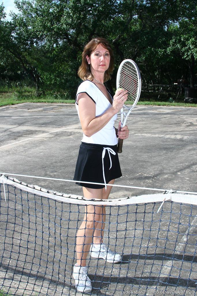 16P Theres good something to be said about playing tennis in the nud