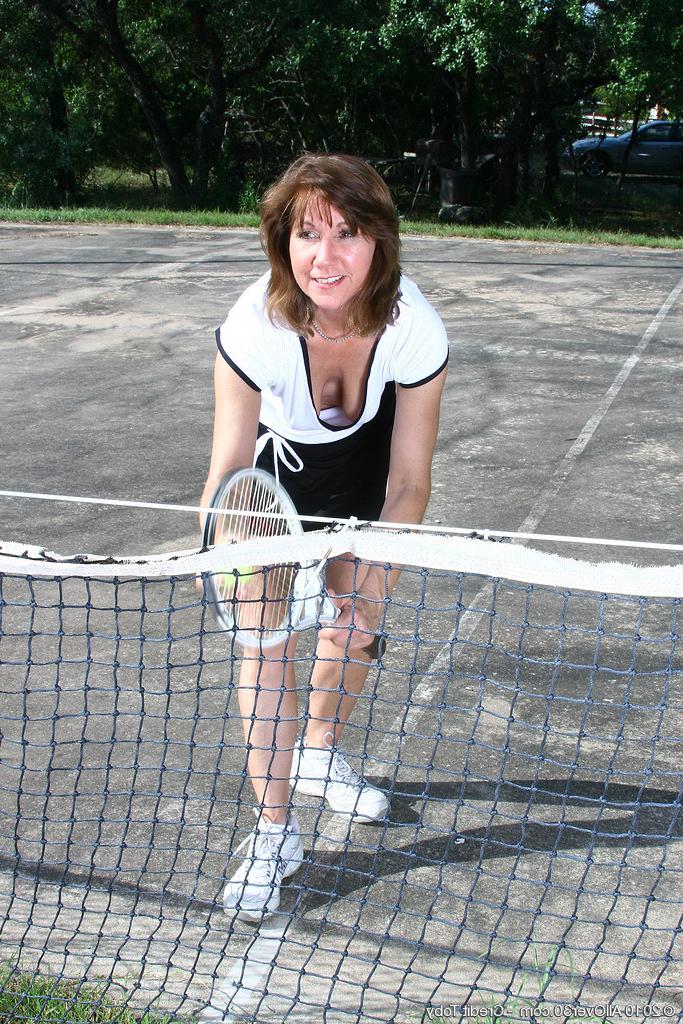 16P Theres good something to be said about playing tennis in the nud