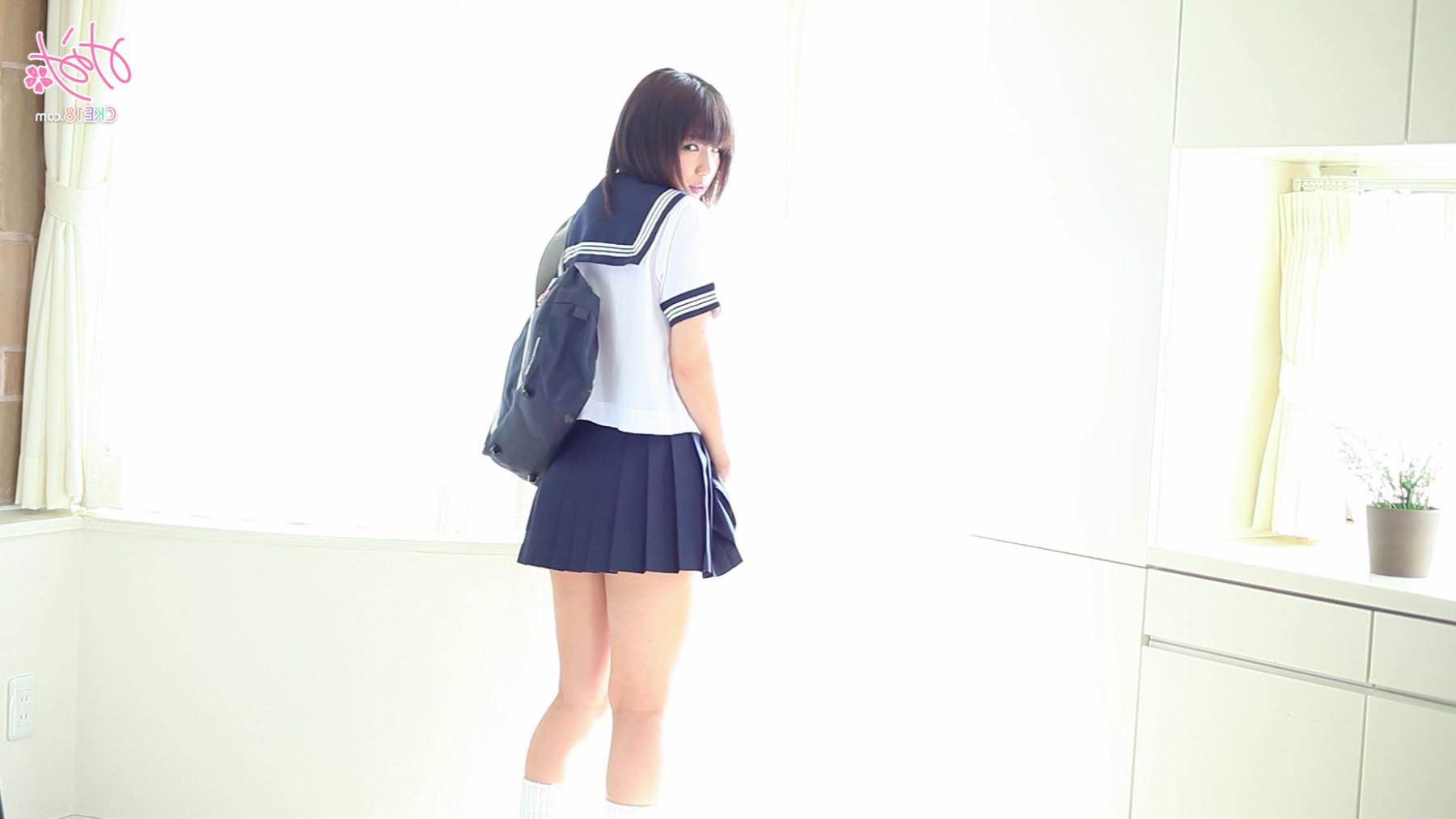 15P Japanese asian schoolgirl