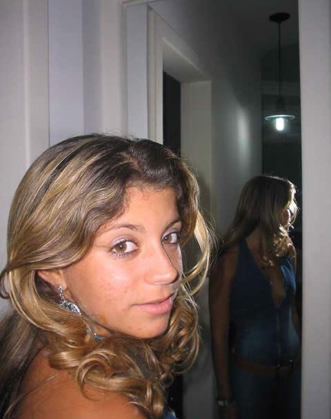 15P Latina slut with braces gets naked