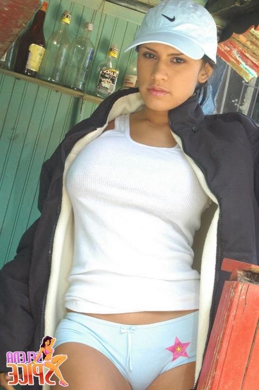 14P Selena outside at the bar