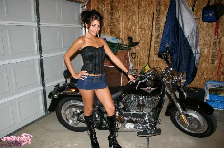 15P fucking tasty latina biker teases your cock